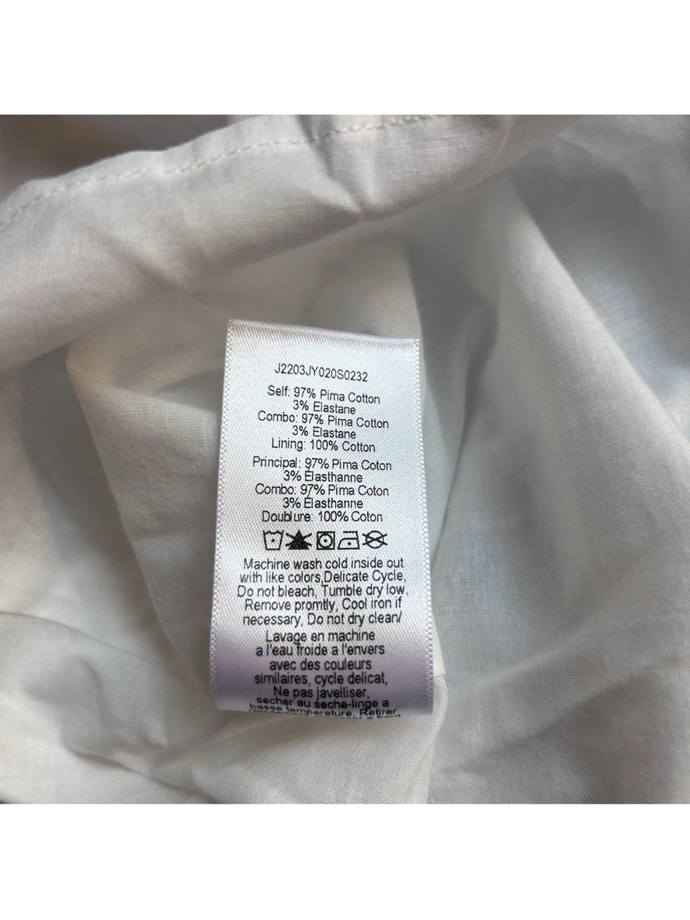 Veronica Beard Women’s Small Austyn Combo Midi Tank Dress White Skirt White Top - Picture 7 of 7